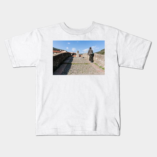 Ponte Vecchio Kids T-Shirt by ansaharju